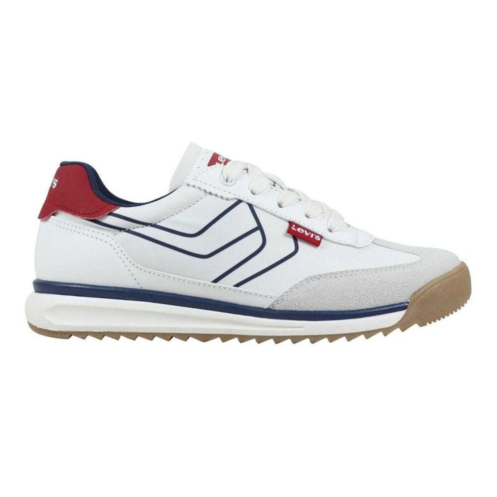 Levis Childrens/Kids Running Sneakers / White/Navy